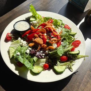 Red Pepper & Goat Cheese Salad