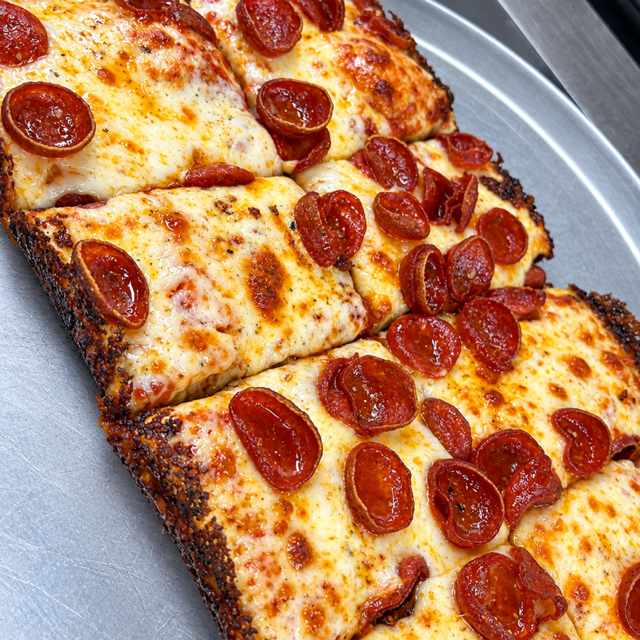Hot Honey Pepperoni Pizza.