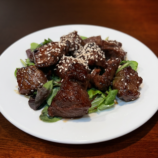 Honey Garlic Steak Tips